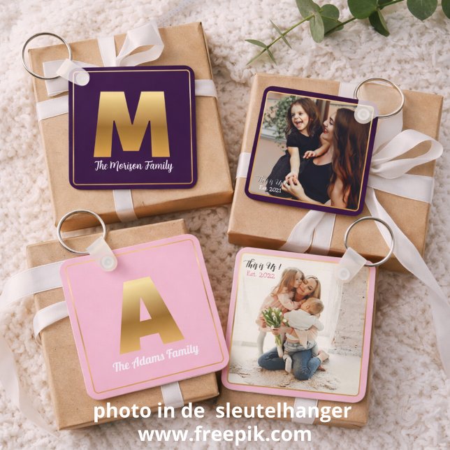Gold Alfabet Letter Button sleutelhanger Nyckelring (Skapare uppladdad)