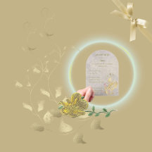 Gold and Blush Floral 50th Birthday Acrylic Invita