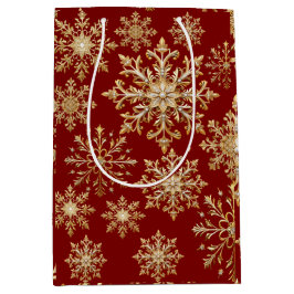 Gold and Red Gift Bag