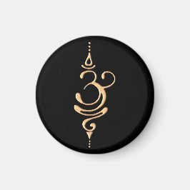 Gold Breathe  Magnet