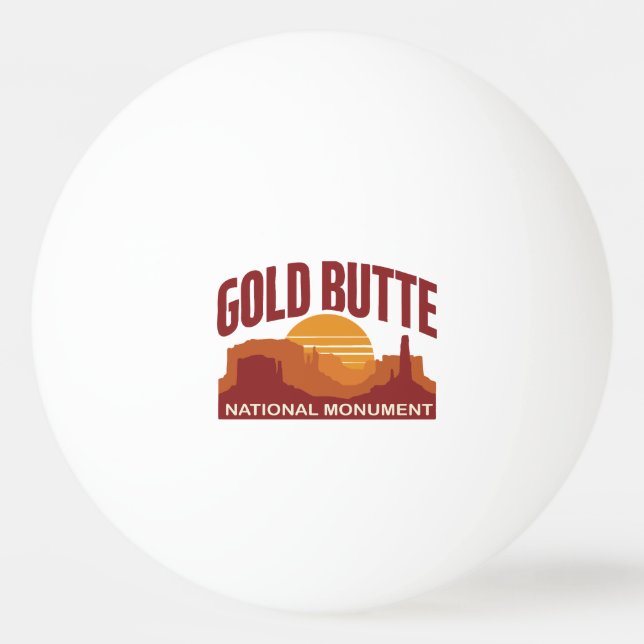 Gold Butte National Monument Nevada Öken Pingisboll (Framsidan)