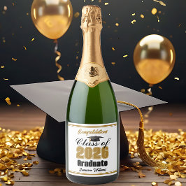 Gold Class of 2026 Graduation Party Custom