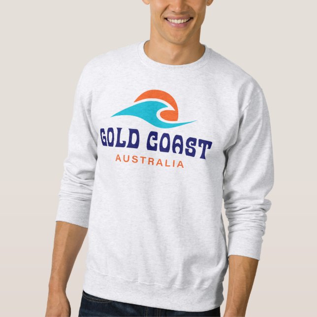Gold Coast Australien Lång Ärmad Tröja (Framsida)