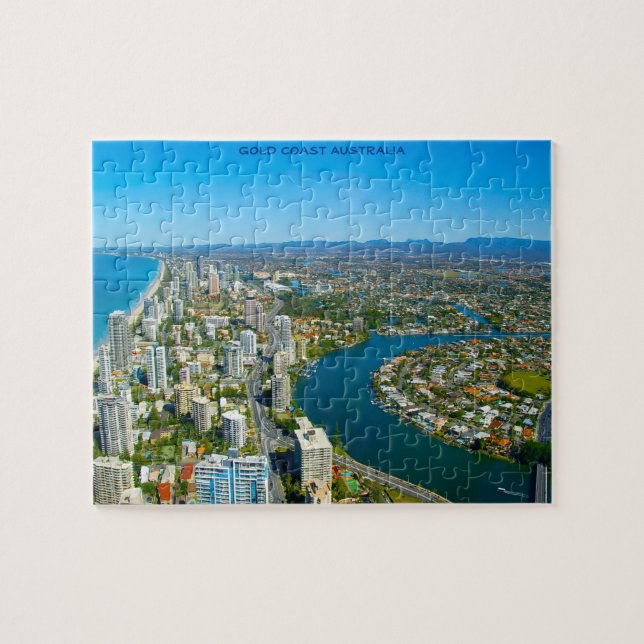 Gold Coast Australien Pussel (Horisontell)