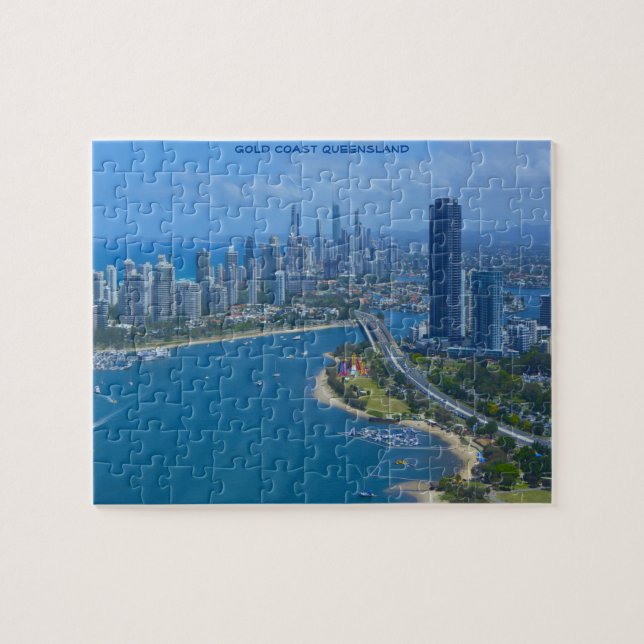 Gold Coast Queensland Australien Pussel (Horisontell)
