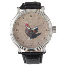 Gold Cockerel Rooster Watch Armbandsur