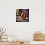 Gold easter egg poster<br><div class="desc">Gold easter egg</div>