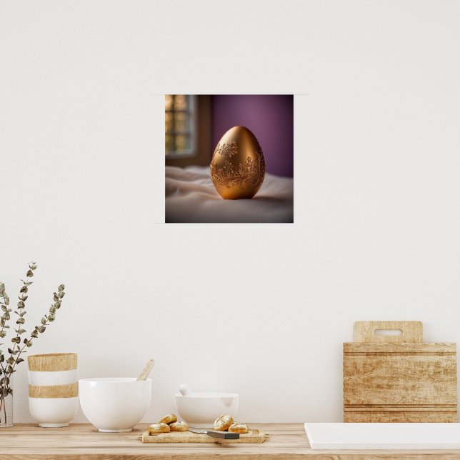 Gold easter egg poster (Kök)