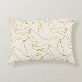 Gold Filigree Art Deco | Goose Antique Cream Prydnadskudde