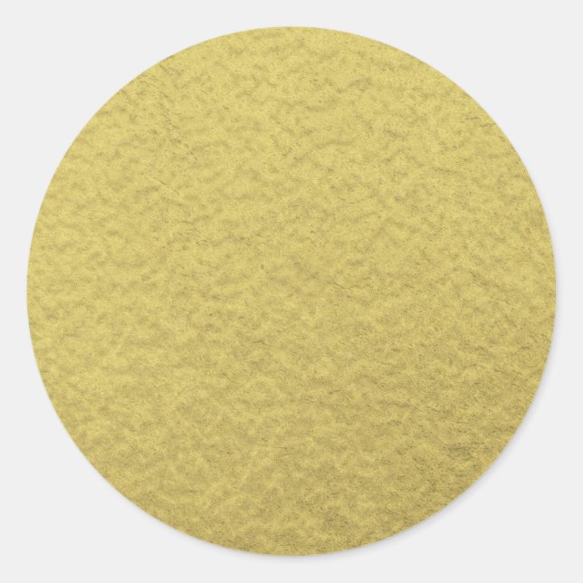 Gold Foil Background Struktur Runt Klistermärke (Framsida)