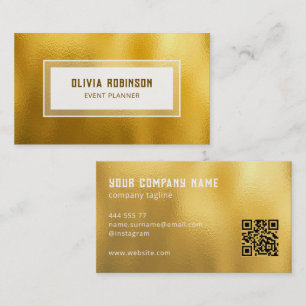 Gold Foil-bakgrund Visitkort