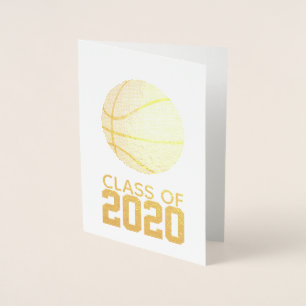 Gold Foil Basketball Studenten Folierat Kort