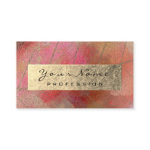 Gold Foil botanical Abstrakt Influencer Artist