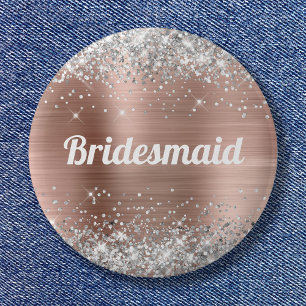 Gold Foil Bridesmaid silver Glitter Ro Knapp