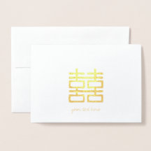 Gold Foil-Dubbla-händelsekort