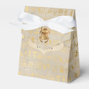 Gold Foil Egyptian Thégnare Party Presentaskar