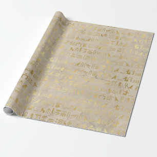 Gold Foil Egyptian Thégnare Party Presentpapper