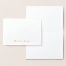 Gold Foil God jul Snowflake Monogram