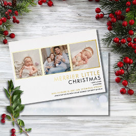 Gold Foil Photo jul Birth Notice