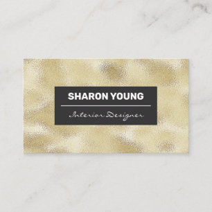 Gold Foil Shimmer - bakgrund Visitkort