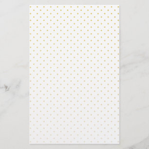 Gold Foil Tiny Polkadot Mönster Brevpapper