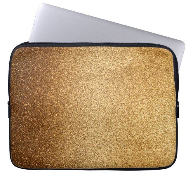 Gold Glitter  Laptop Fodral (Framsidan)