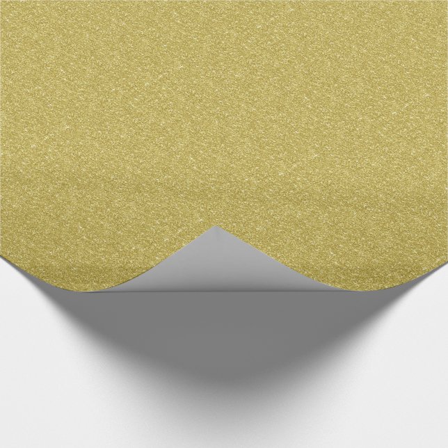 Gold Glitter Presentpapper (Hörn)