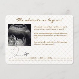Gold Globe Passport Travel Books for Baby Tilläggskort