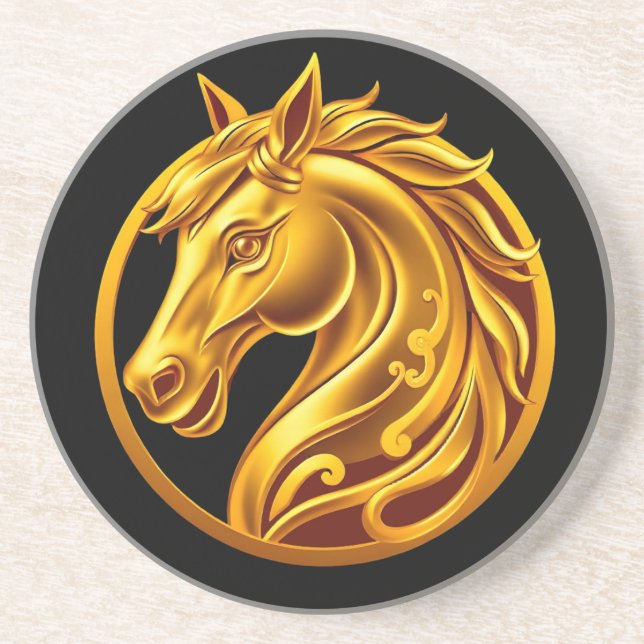 Gold Horse Underlägg (Framsidan)