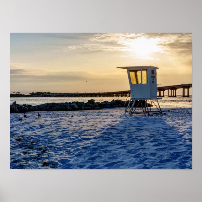 Gold Hour Destin East Pass Poster (Framsidan)