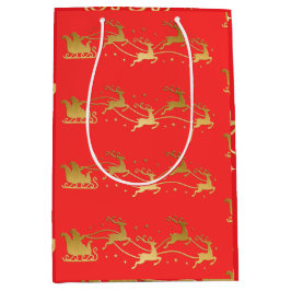 Gold JOYFUL on Red Christmas