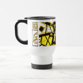 GOLD Konsthantverk – Modern Abstrakt Elegans Resemugg