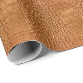Gold leather texture luxury presentpapper