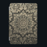 Gold Mandala Stylish iPad Smart Cover iPad Mini Skydd<br><div class="desc">Gold Mandala Stylish iPad Smart Cover</div>