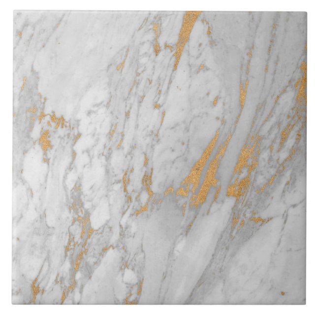 Gold Marble Pattern  Kakelplatta (Framsidan)