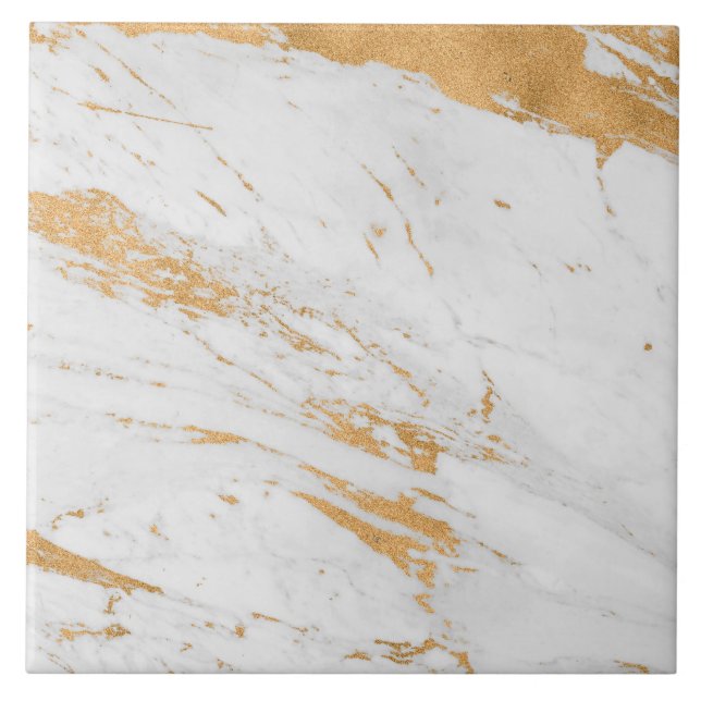 Gold Marble Pattern  Kakelplatta (Framsidan)