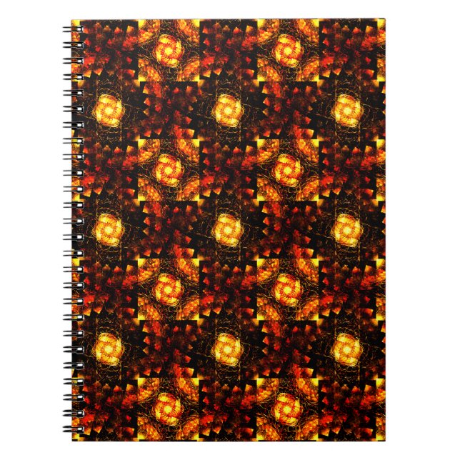 Gold Modern Boho Elegant Abstract Art Pattern #506 Anteckningsbok (Framsidan)