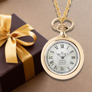 Gold Necklace Watch Pendant | Keepsake Gift Armbandsur