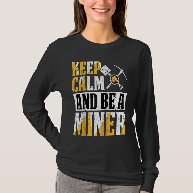 Gold Prospector  Gold Miner Digger Treasure Huntin T Shirt (Framsida)