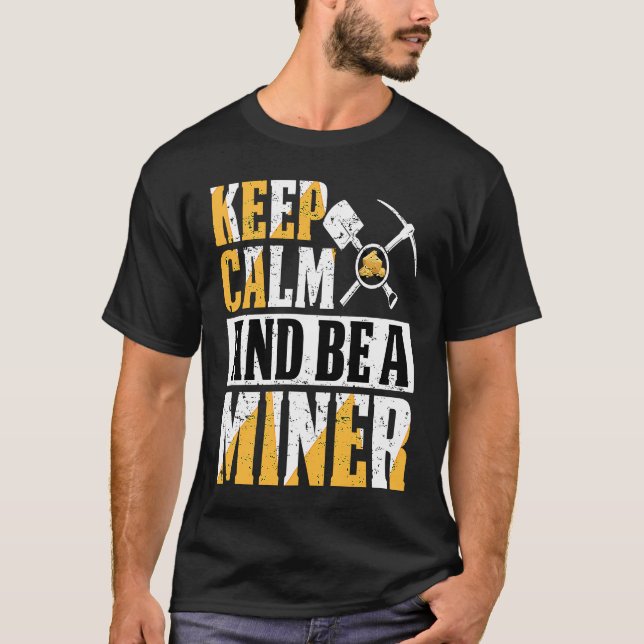 Gold Prospector  Gold Miner Digger Treasure Huntin T Shirt (Framsida)