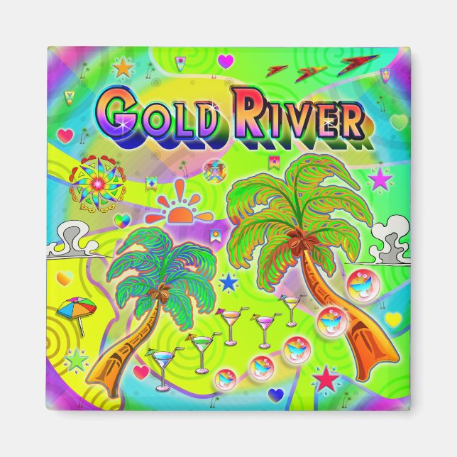 Gold River Mind Fokus Magnet (Framsidan)