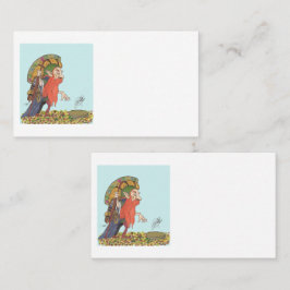 GOLD SEEKER LEPRECHAUN VISITKORT