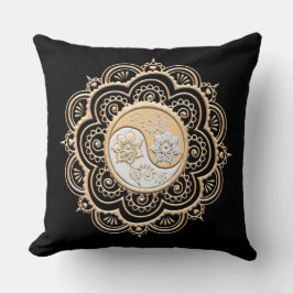 Gold & Silver Mandala Kudde