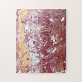 Gold, Silver, Red, Rose Gold, Marble Artwork Pussel