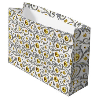 Gold & Silver Swirl Elegance