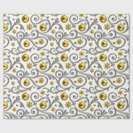Gold & Silver Swirl Elegance Presentpapper