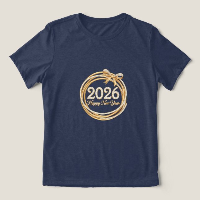 Gold Sparkle Party Shirtfor women T Shirt (Design Framsida)