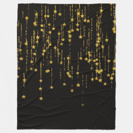 Gold Stars - あなたのカスタムフリースブランケット, 152.4 x 203.2cm Fleecefilt