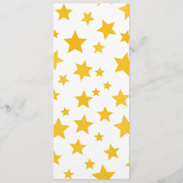 gold stars on white background meny