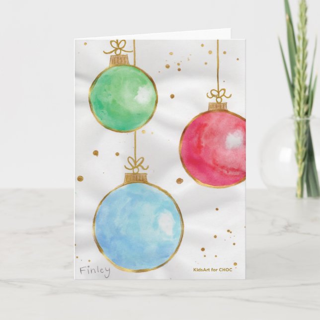 Gold Strings & Pretty Things - KidsArt for CHOC Kort (Framsida)